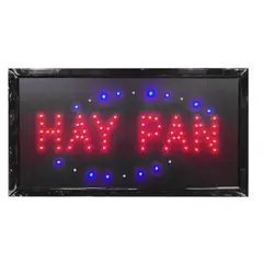 GENERICO - Letrero Led Signs Luminoso Aviso Hay Pan