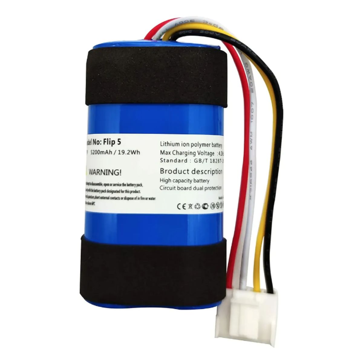 GENERICO - Bateria Repuesto Para Parlante Jbl Flip 5 Nueva