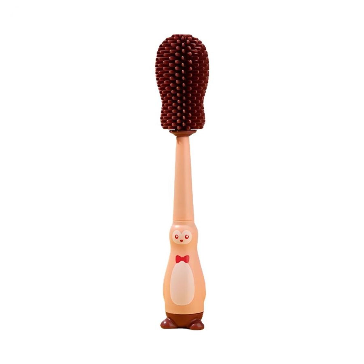 GENERICO - Cepillo Limpia Mamadera Silicona Biberon 3 En 1 Cobrizo