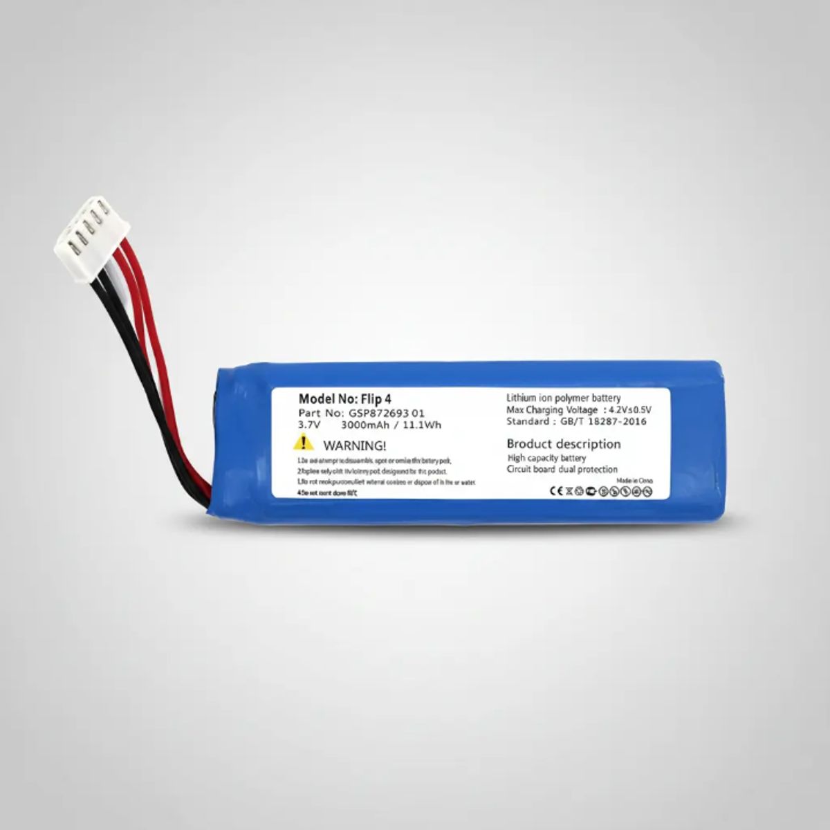 GENERICO - Bateria Repuesto Para Jbl Flip 4 Gsp872693 01 Nuevo
