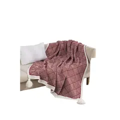 GENERICO - Mantas Para Sofa Con Pompones