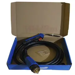 GENERICO - Pistola Mig 25AK De 250amp 4Mts De Largo Conexion Universal Euro