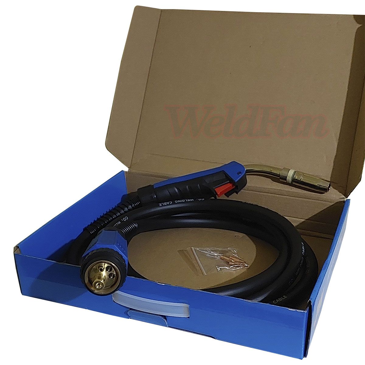 GENERICO - Pistola Mig 25AK De 250amp 4Mts De Largo Conexion Universal Euro