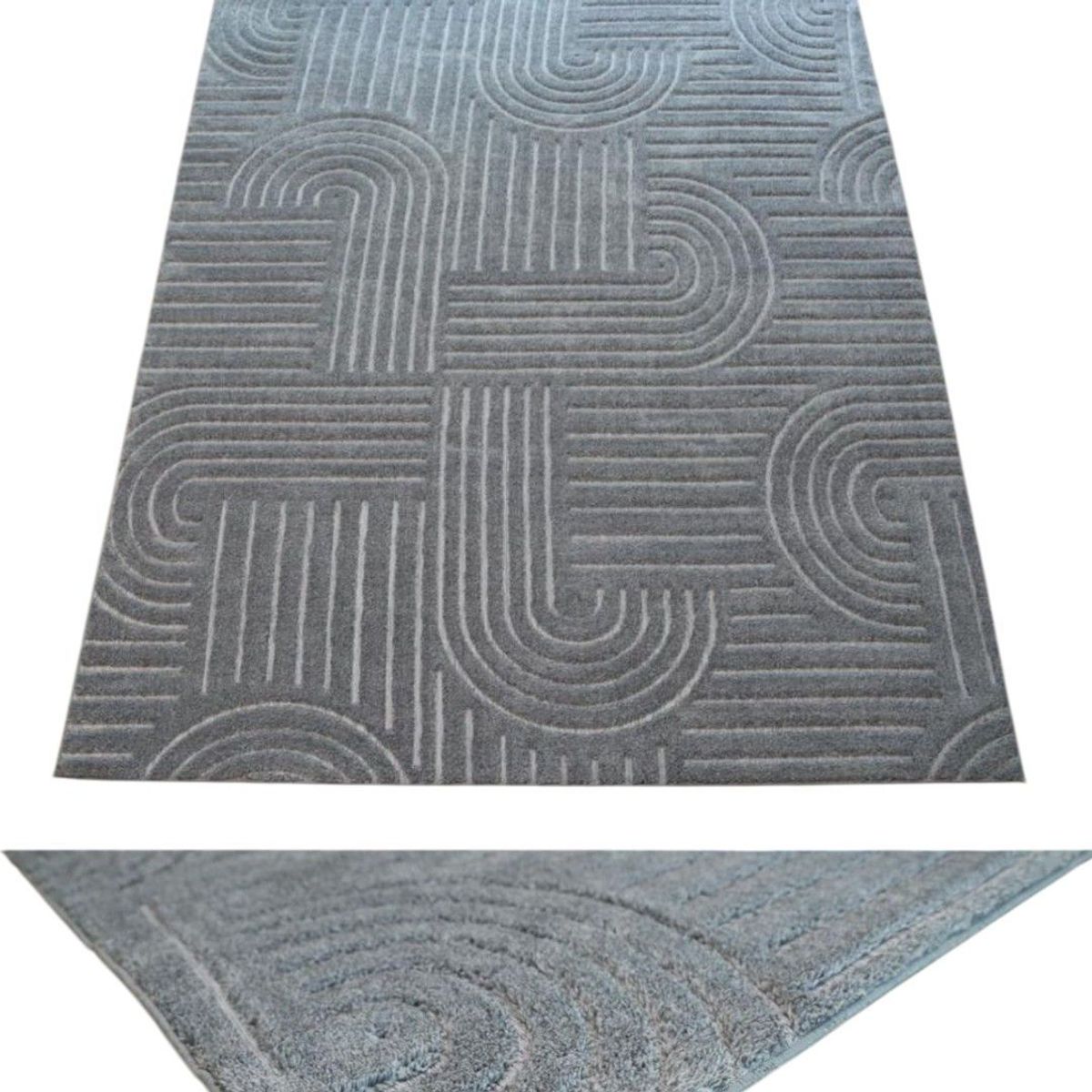GENERICO - ALFOMBRA JACQUARD DE ALGODON 160X200CM