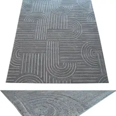 GENERICO - ALFOMBRA JACQUARD DE ALGODON 160X200CM