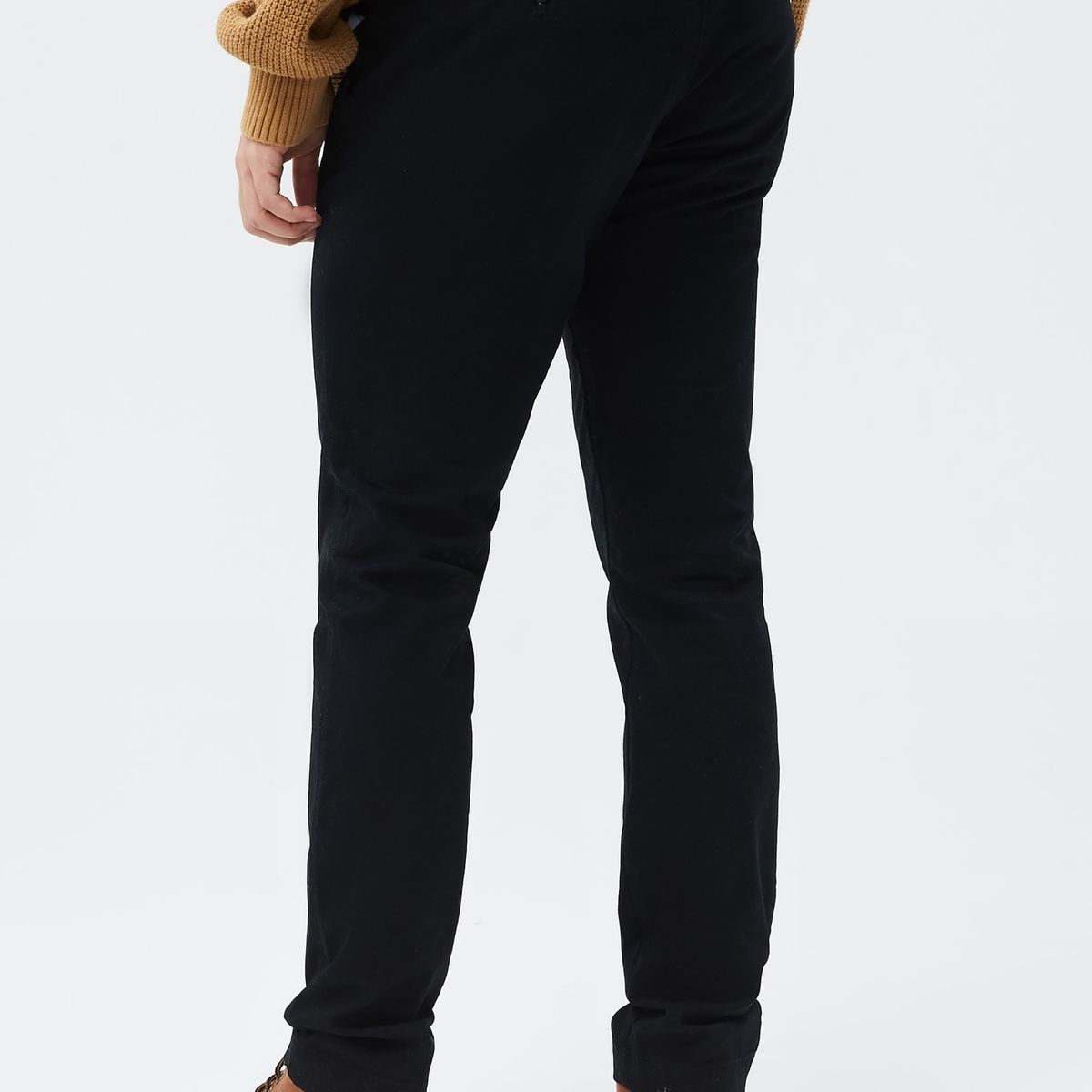 GAP - Pantalón Hombre Skinny Khaki Negro Gap