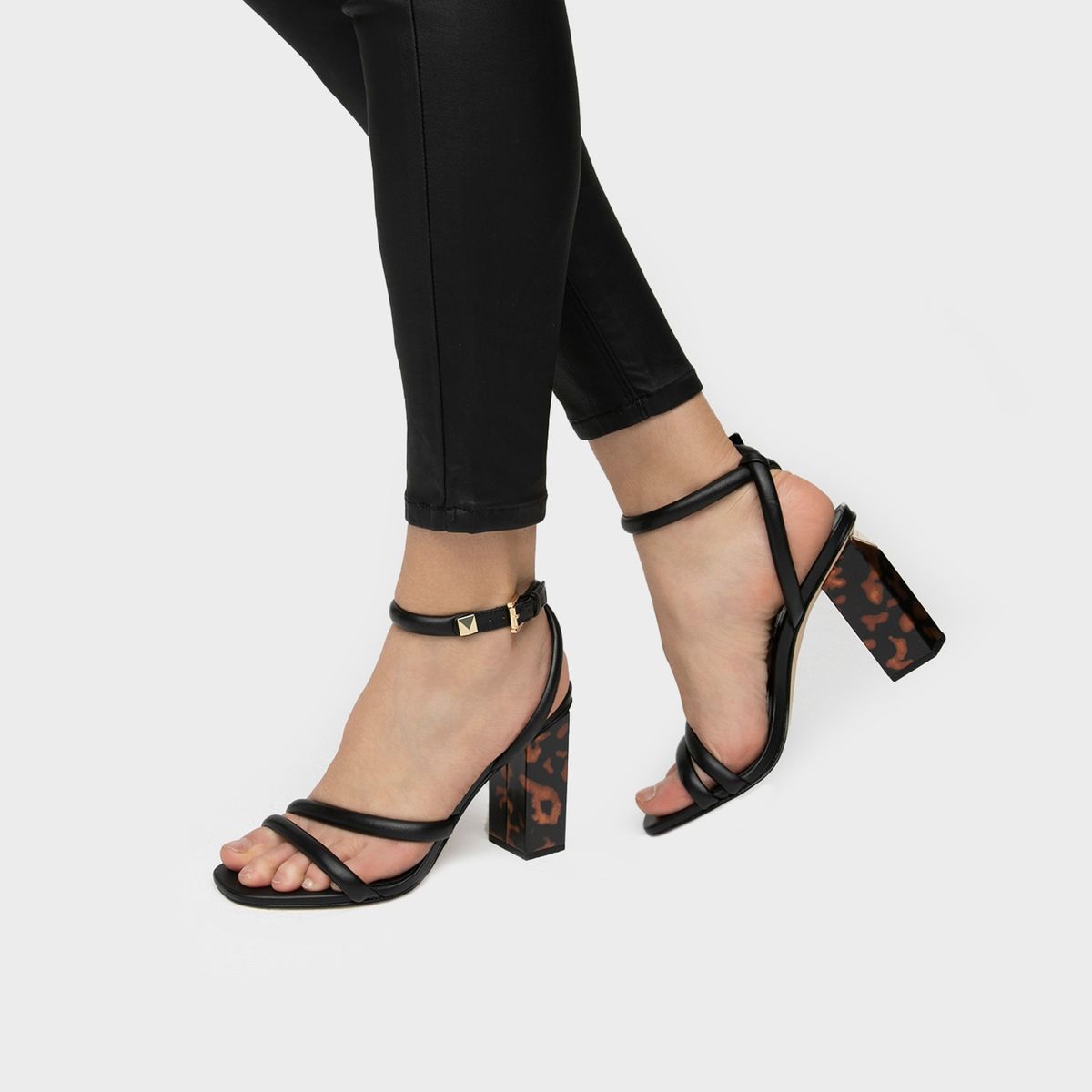 MICHAEL KORS - Sandalia Mujer Cuero Negro