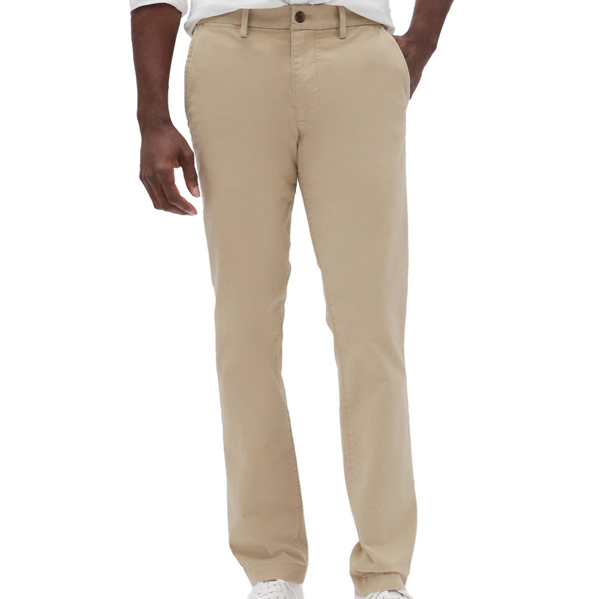 GAP - Pantalón Hombre Slim Beige GAP