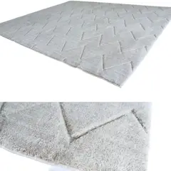 GENERICO - ALFOMBRA JACQUARD DE ALGODON 160X200CM