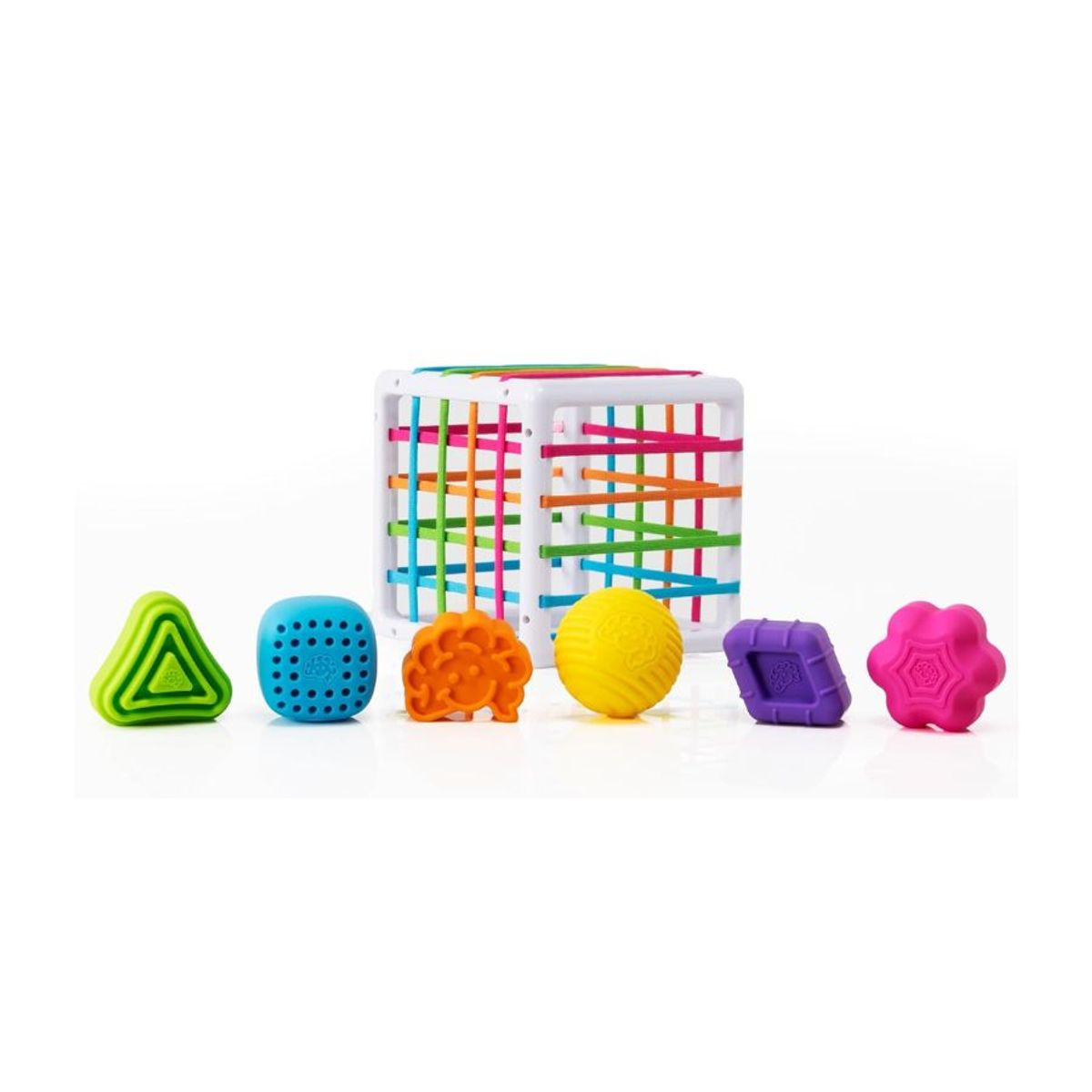 GENERICO - Juego Didáctico Cubo Sensorial Bebé Estimulación 6 Piezas