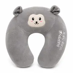 GENERICO - ALMOHADA DE VIAJE ERGONOMICA COJIN DE CUELLO DISEÑO