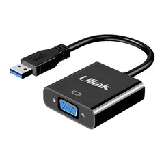 ULINK - Adaptador de Video USB 3.0 a VGA Full HD 1080p - UL-USBVGA3