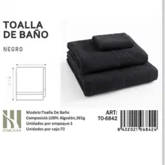 GENERICO - Toallas 100% Algodon Con Detalles Bordados 70X140