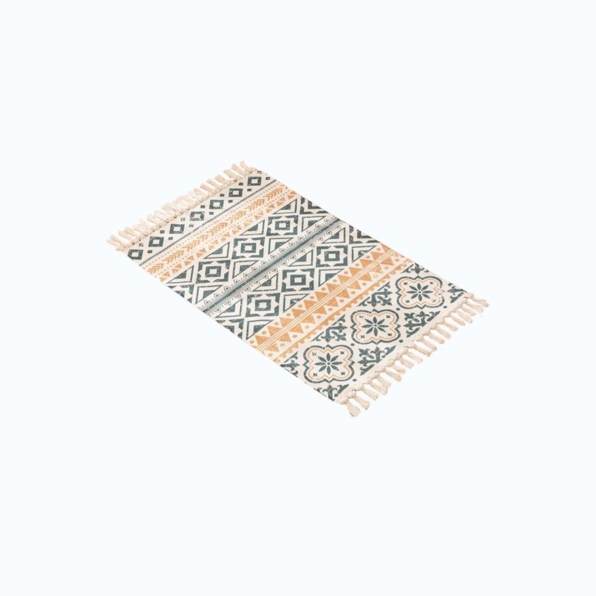 GENERICO - Alfombra Étnica Decorativa Estilo Boho para Living y Dormitorio