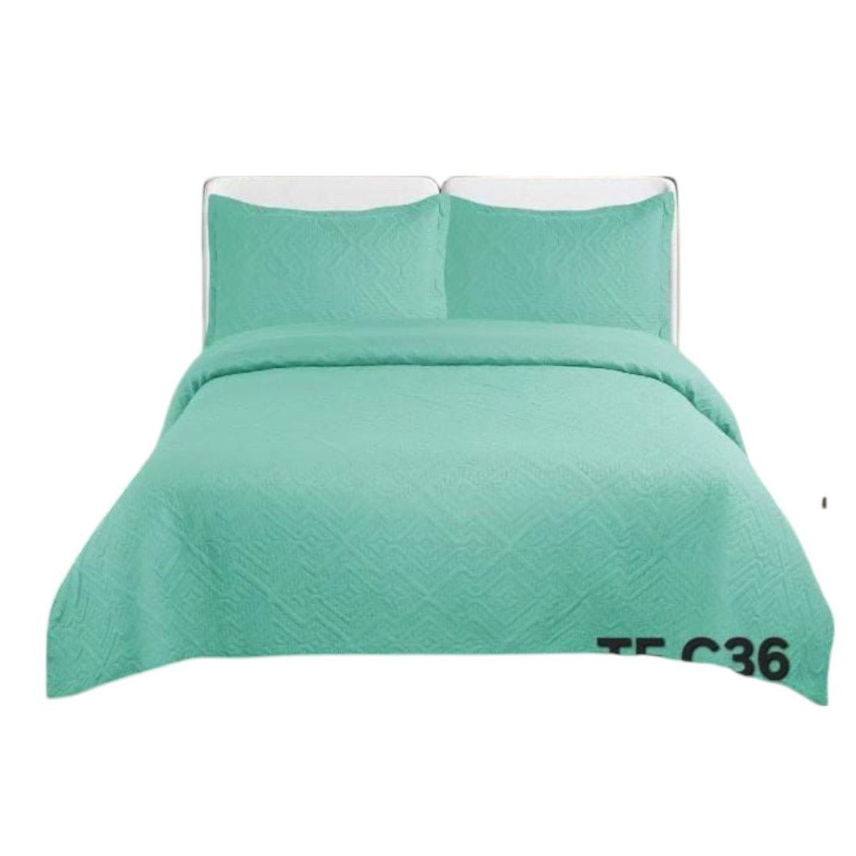 GENERICO - Cubrecama Quilt De Verano Unicolor TF 2P