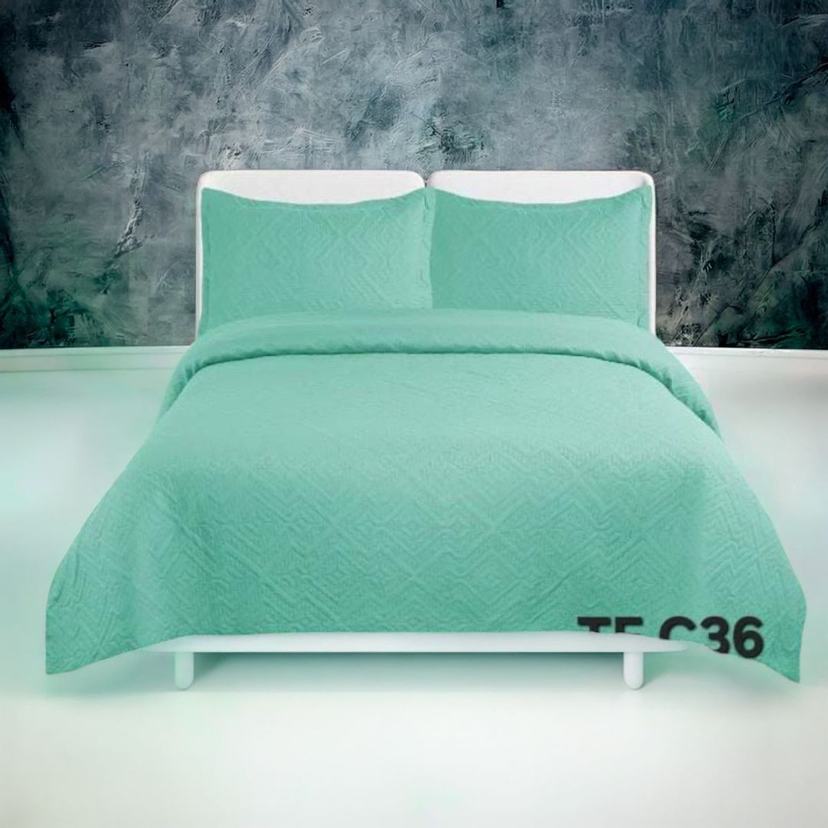 GENERICO - Cubrecama Quilt De Verano Unicolor TF 2P