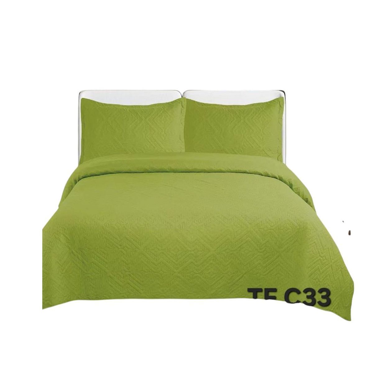 GENERICO - Cubrecama Quilt De Verano Unicolor TF 2P
