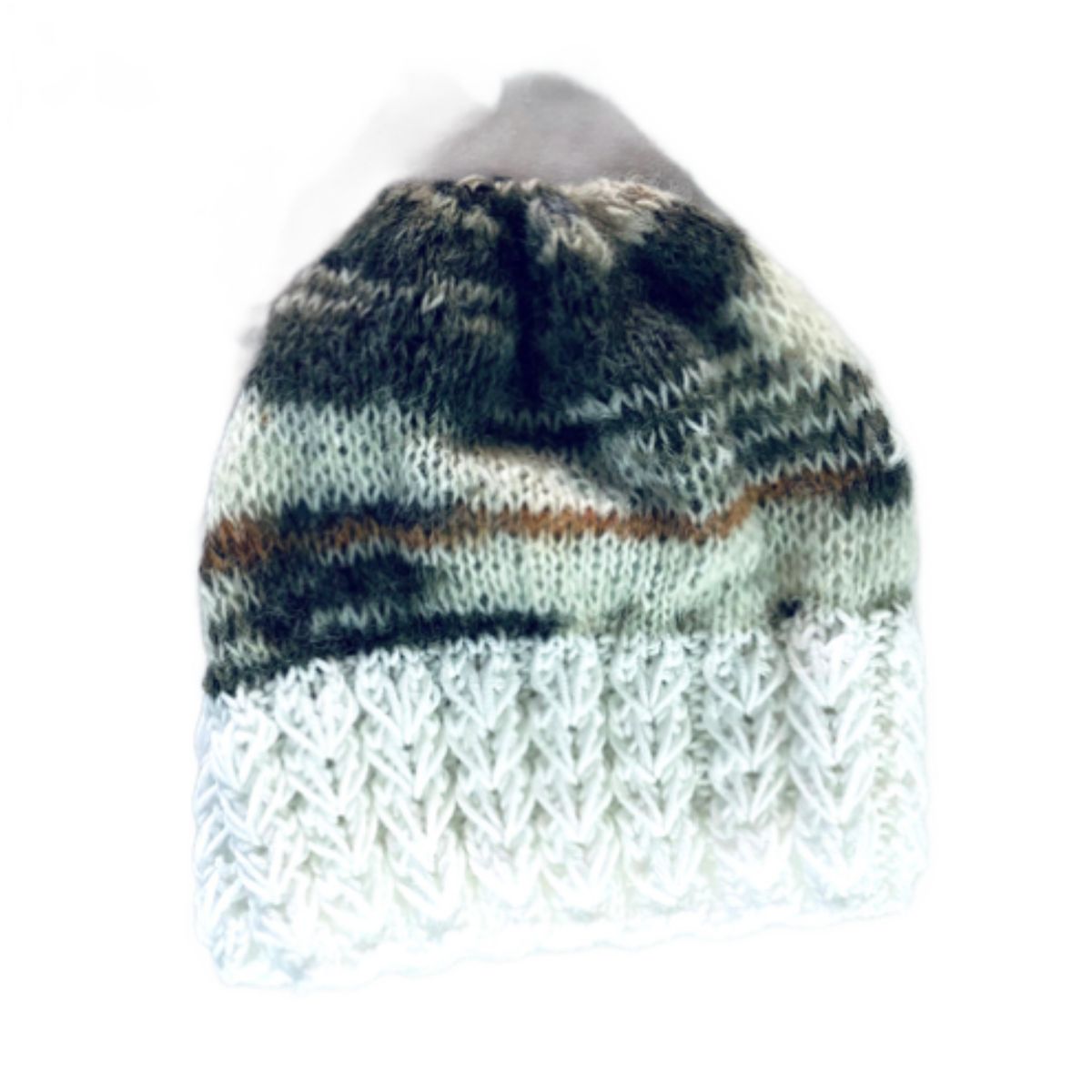 AMG ACCESORIOS - CONJUNTO DE CUELLO Y GORRO DE LANA MOHAIR HECHO A MANO DISEÑO EXCLUSIVO