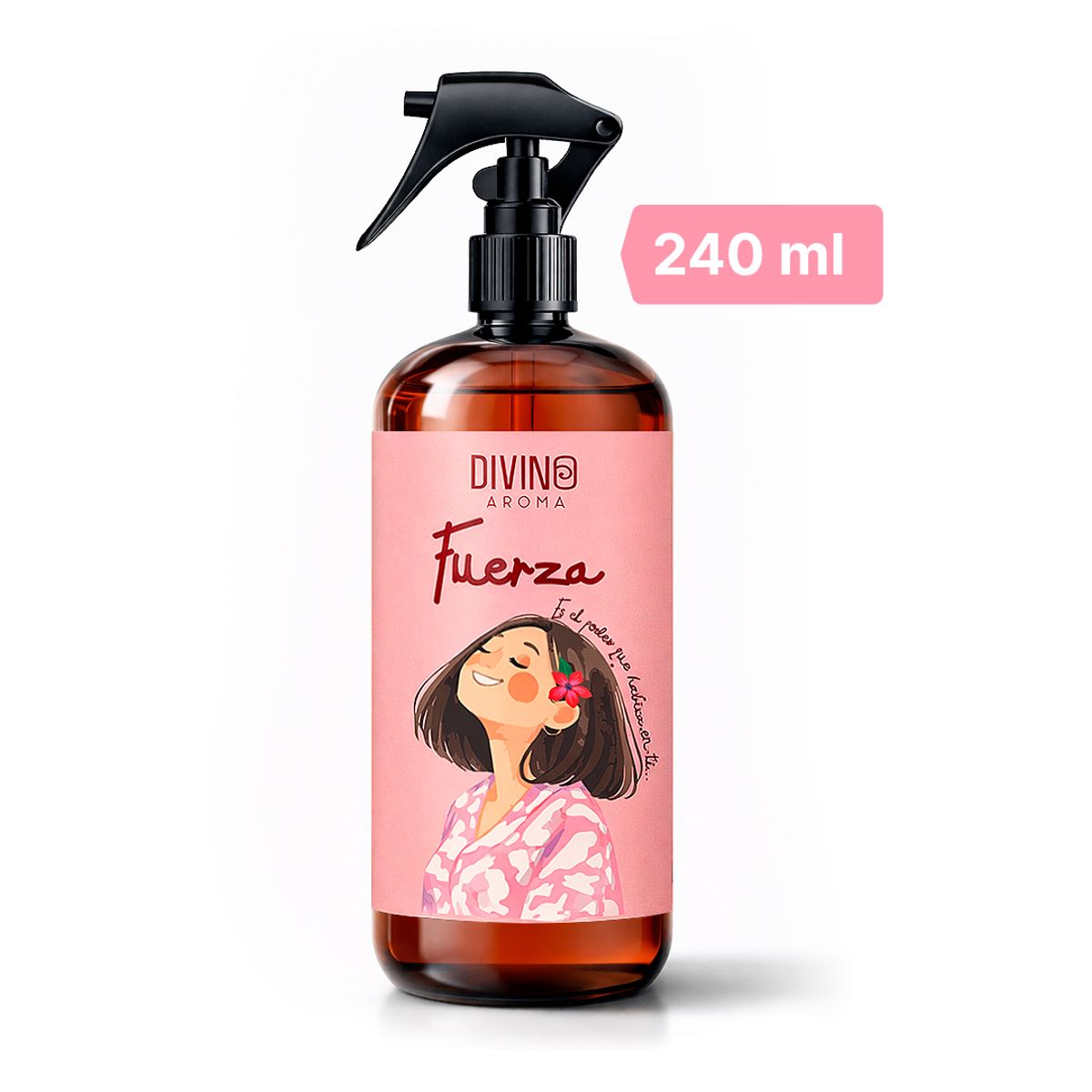 GENERICO - AROMATIZANTE AMBIENTAL Y TEXTIL FUERZA 240ML - AROMAS QUE INSPIRAN