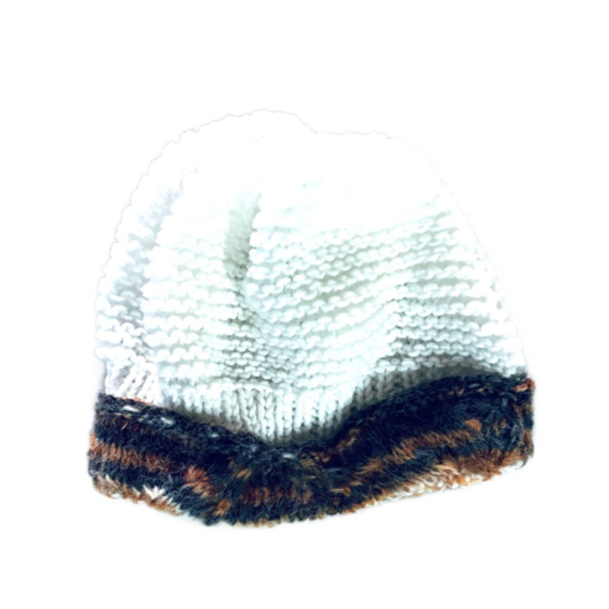 AMG ACCESORIOS - CONJUNTO DE CUELLO Y GORRO LANA MOHAIR TEJIDO A MANO DISEÑO EXCLUSIVO