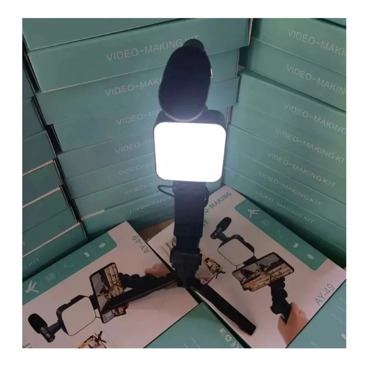 GENERICO - Estabilizador para celular y cámara con soporte. 3 Ejes