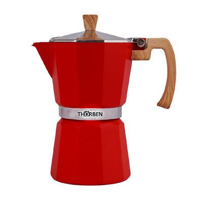 Thorben Cafetera Moka Thor Moka Milano De 9 Tazas Negro