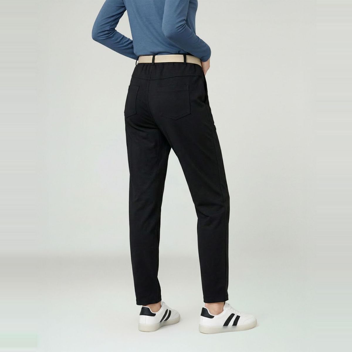 LINEATRE - Pantalon Mujer Ada Regular Negro Lineatre