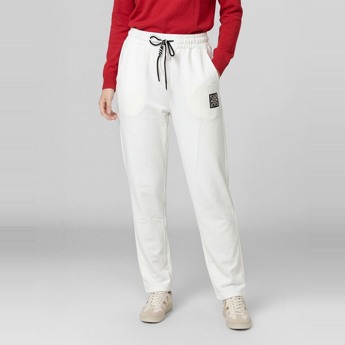 LINEATRE - Pantalon Mujer Anna Regular Crudo Lineatre