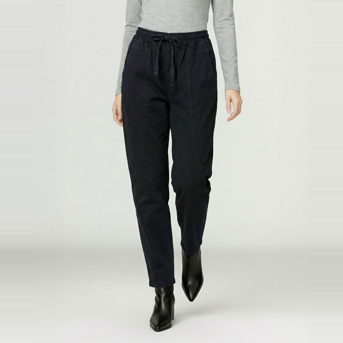 LINEATRE - Pantalon Mujer Carmen Regular Negro Lineatre