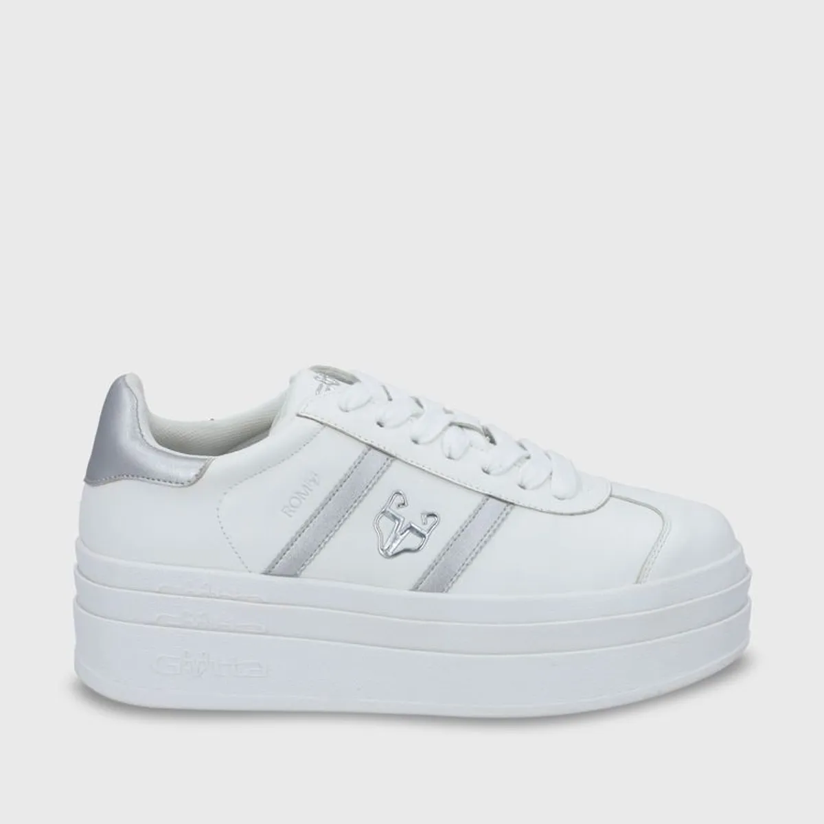 GOTTA - Zapatilla Roma Plataforma Plateada Mujer 53750