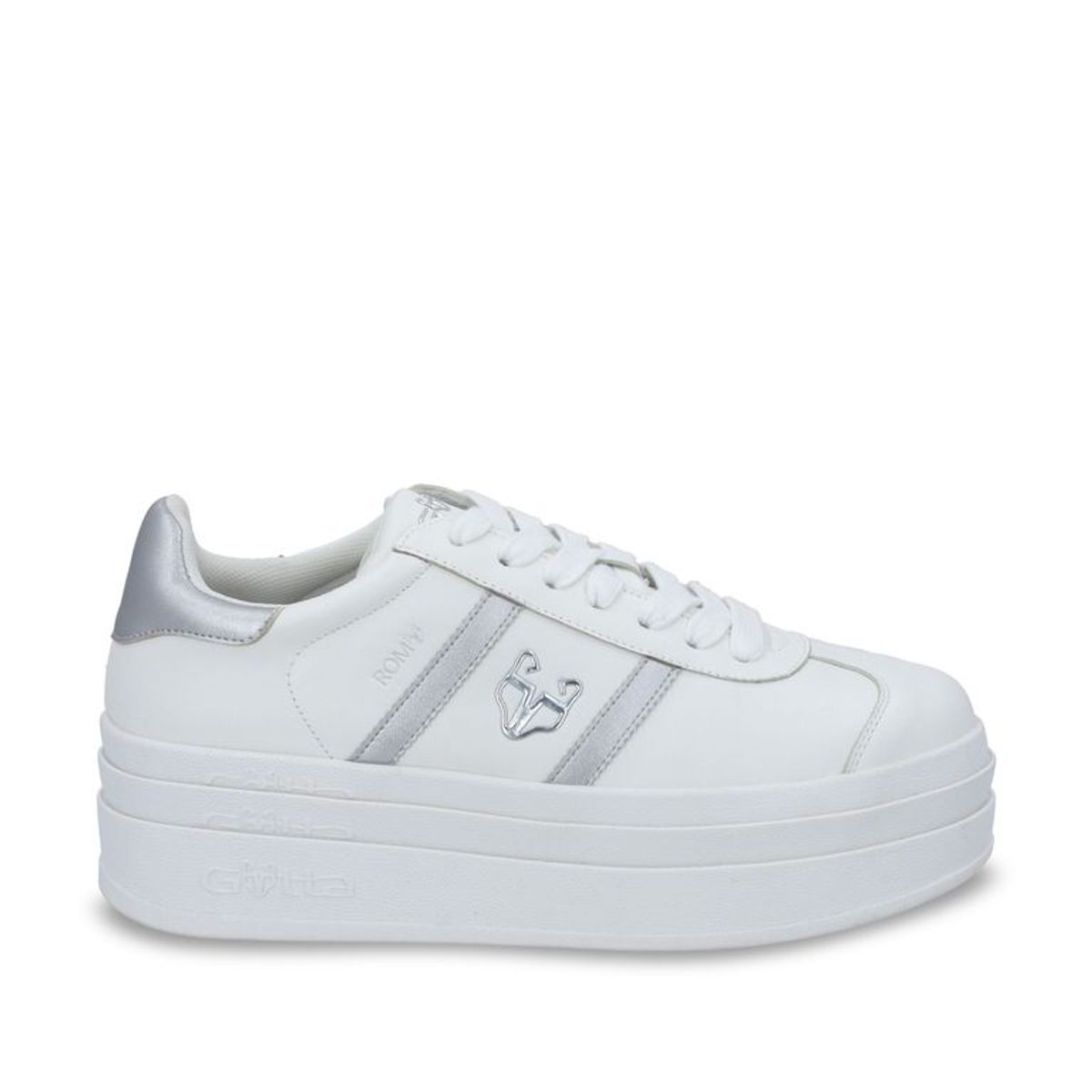 GOTTA - Zapatilla Roma Plataforma Plateada Mujer 53750