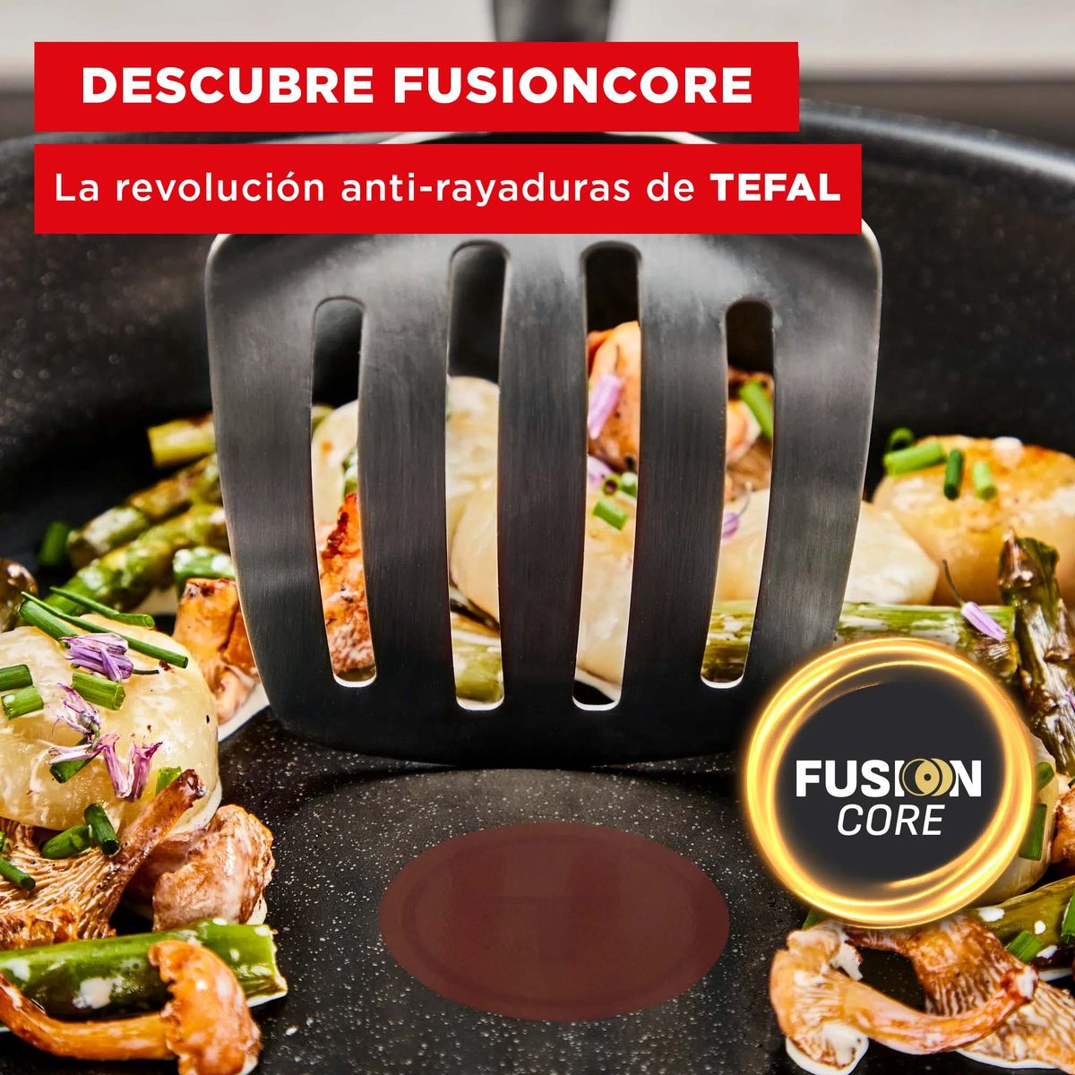 TEFAL - Sarten 24 CM Excellence Ceramica Fusioncore Tefal