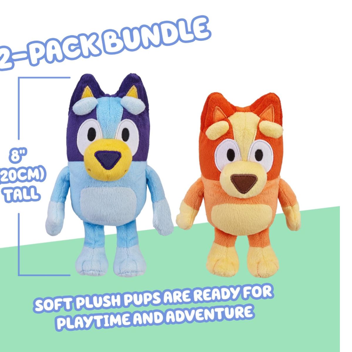 BLUEY - Pack Peluches Bluey y Bingo