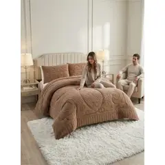 GENERICO - Cubrecama termico de invierno Jacquard 2 Plazas