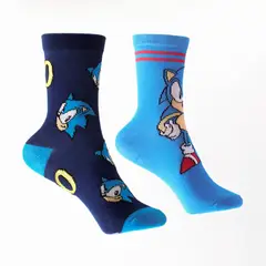 SONIC - Bipack Calcetines Niño Full Print Azul