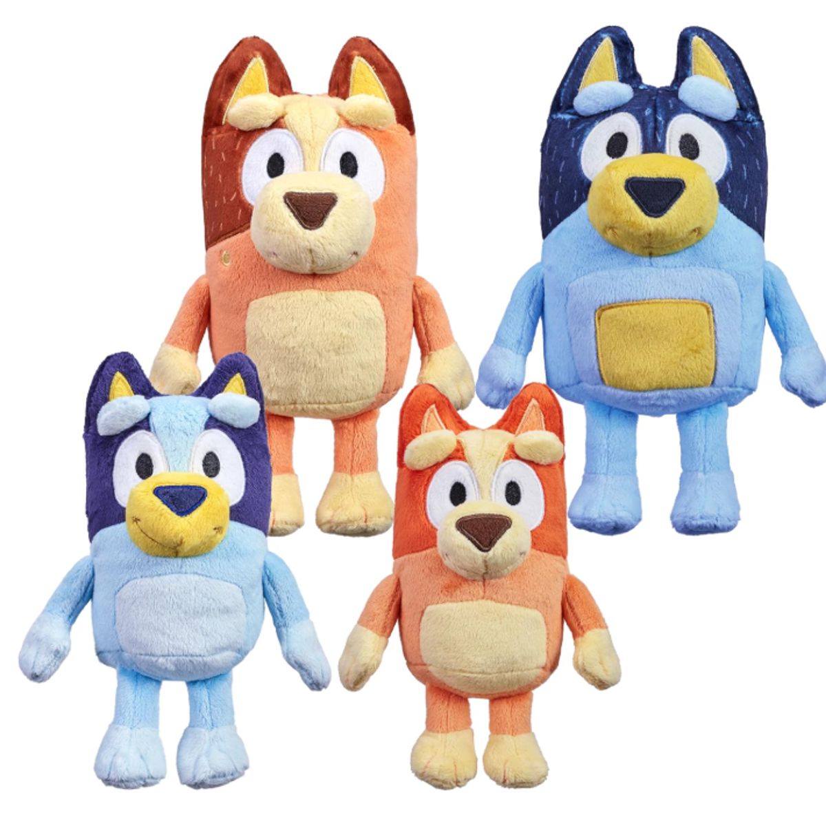 BLUEY - Pack Peluches Familia de Bluey