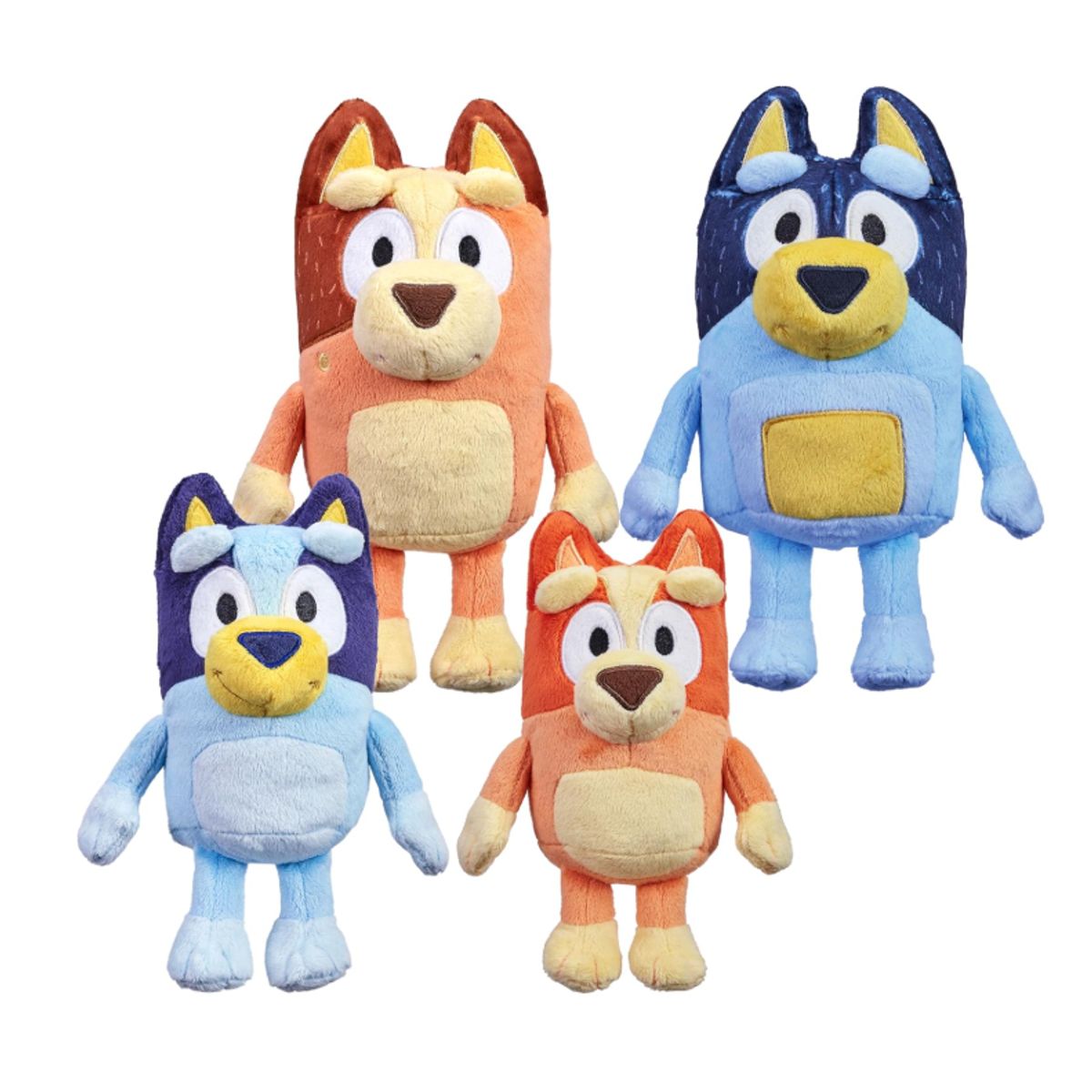 BLUEY - Pack Peluches Familia de Bluey