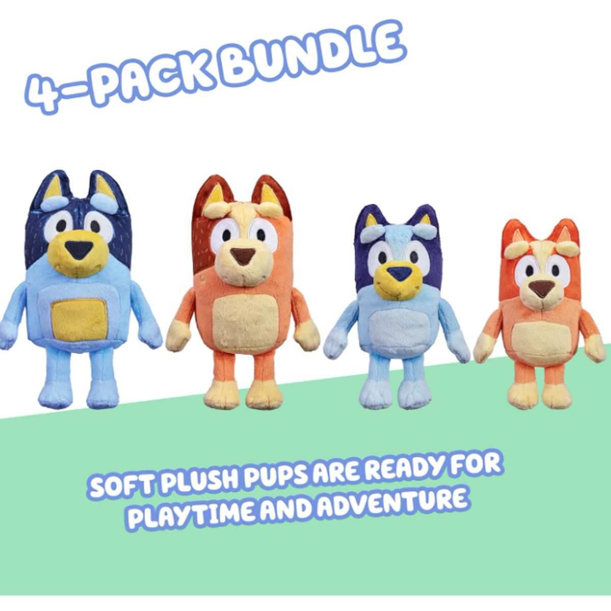 BLUEY - Pack Peluches Familia de Bluey