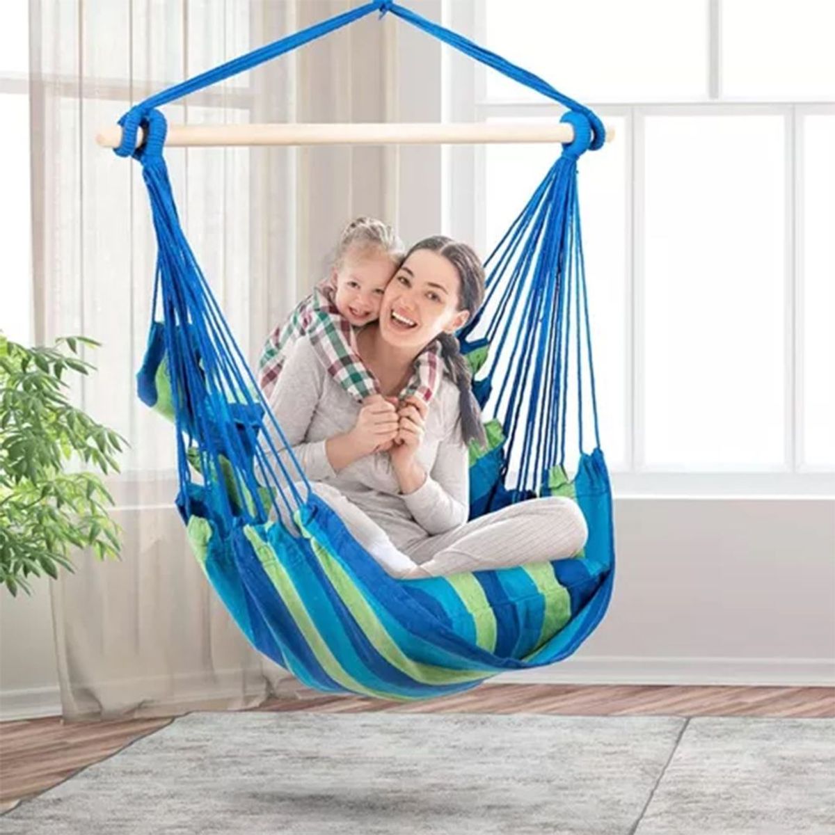 GENERICO - Silla Hamaca Colgante Camping Columpio Al Aire Libre