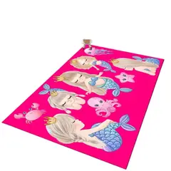 ANGELES DEL HOGAR - Alfombra Infantil Tiernos Diseños Decorativos 120x180cm