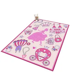 ANGELES DEL HOGAR - Alfombra Infantil Tiernos Diseños Decorativos 120x180cm