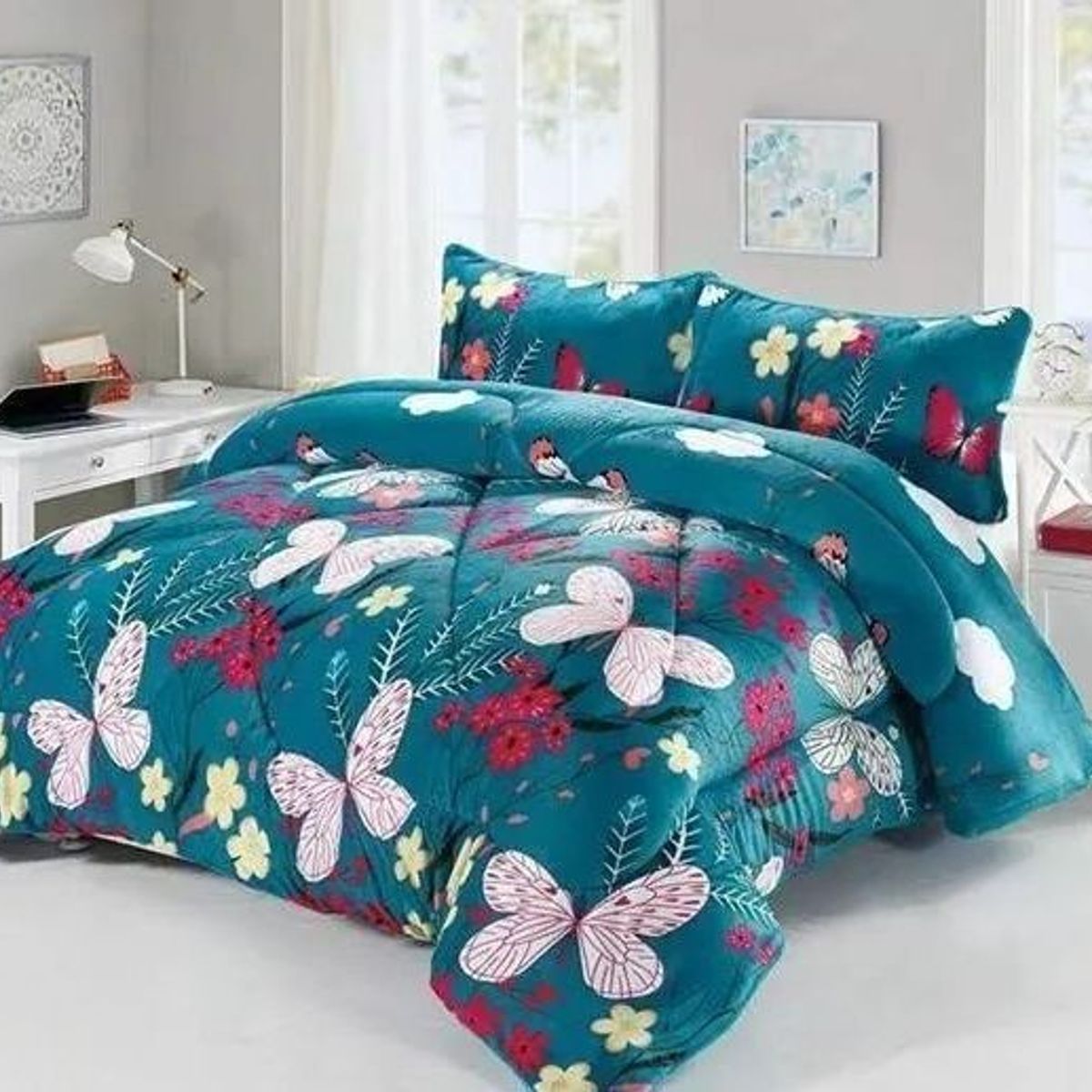 GENERICO - Cobertor Plush Extra Suave plaza y media  Ideal para Invierno