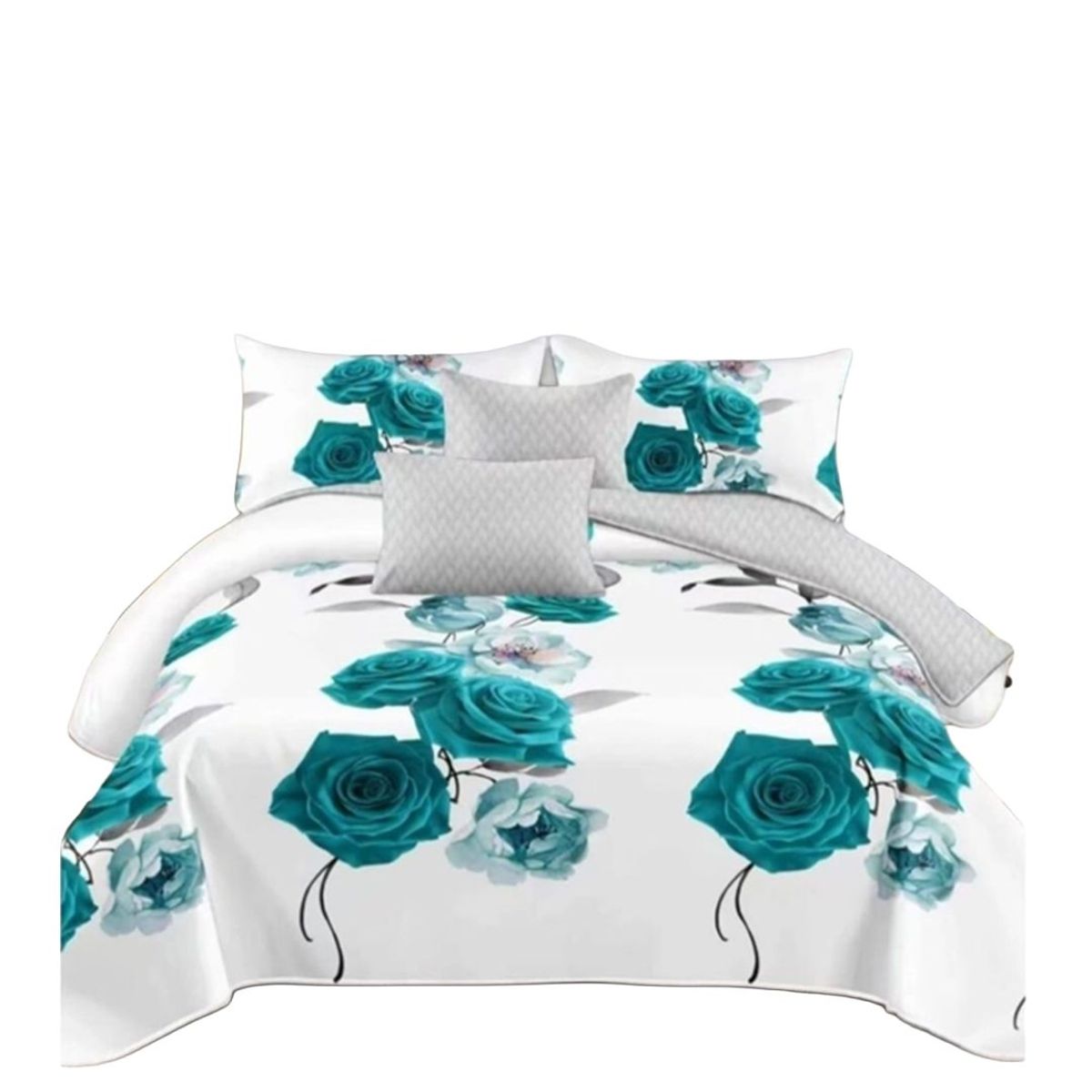 GENERICO - Cubrecama Quilt De Verano Con Diseño TF Plaza Y Media