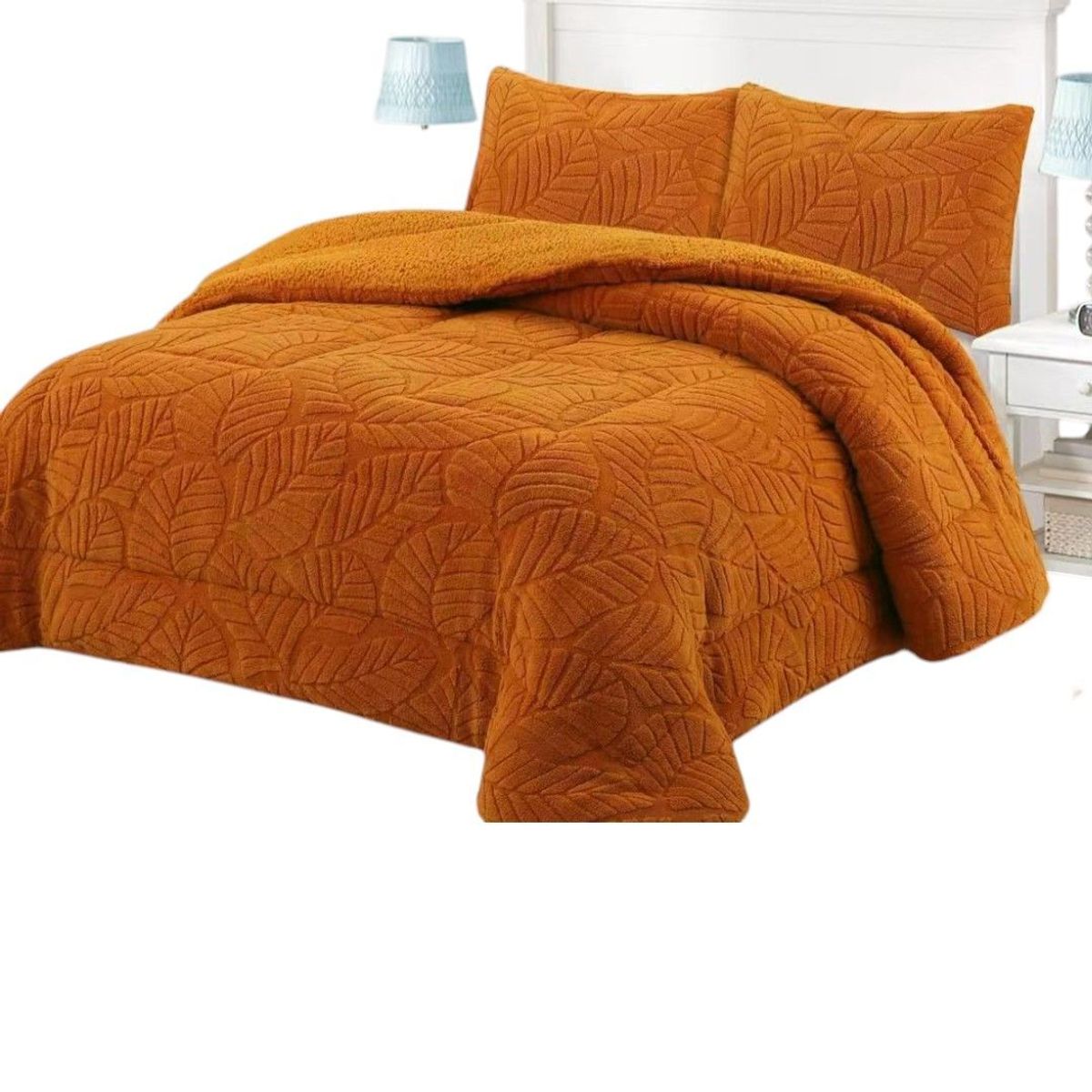 GENERICO - Cobertor de Invierno Diseño Relieve 2 Plazas