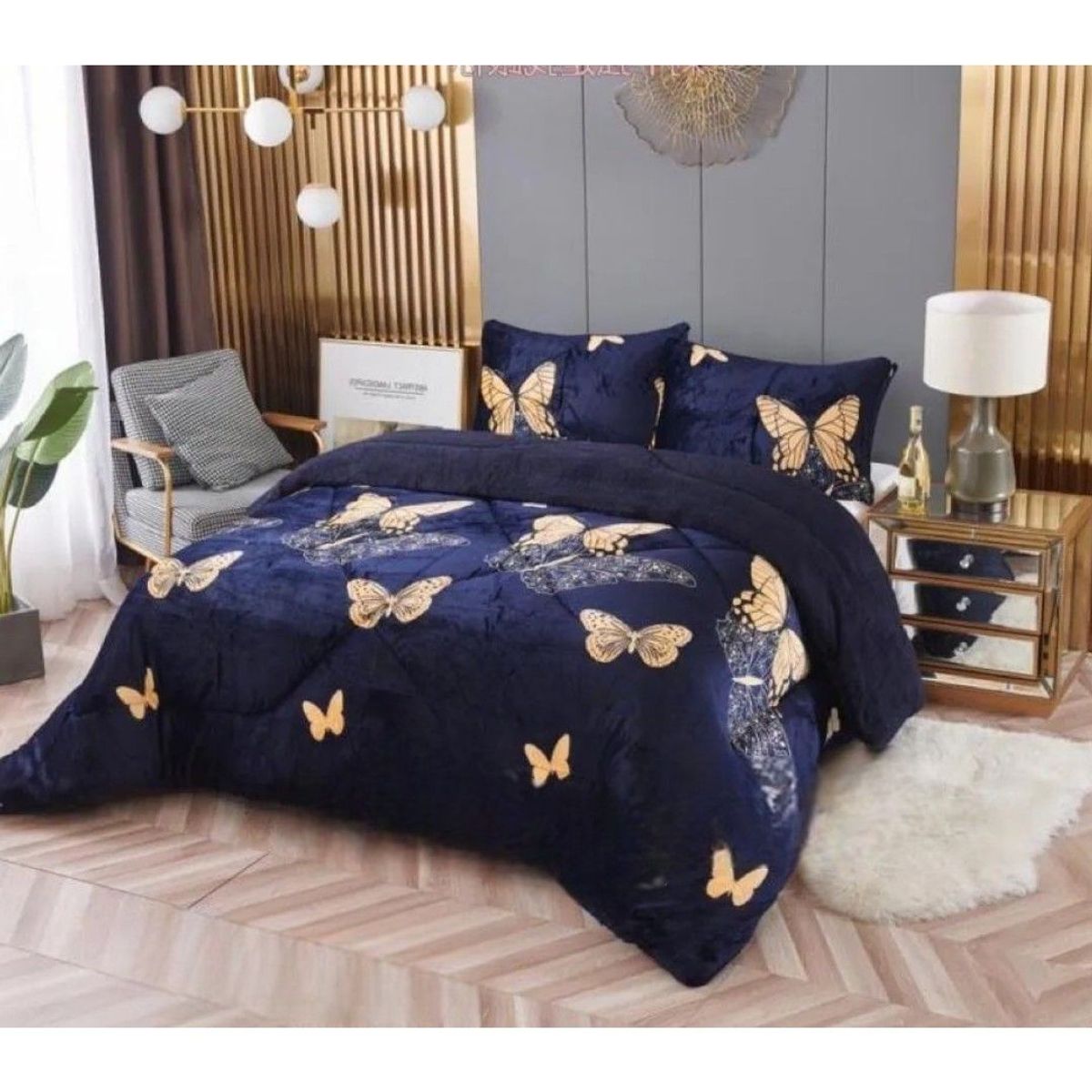 GENERICO - Cobertor Plush Extra Suave plaza y media  Ideal para Invierno