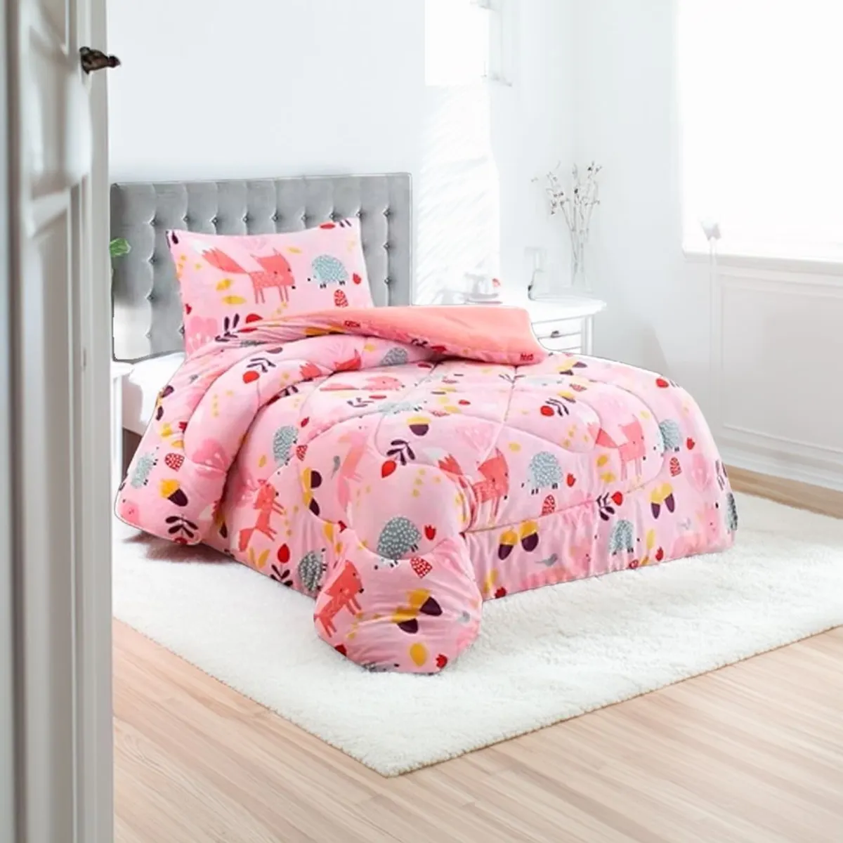 GENERICO - Cobertor Plush Invierno plaza y media  Ultra Suave y Abrigador