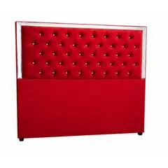 GENERICO - Respaldo Capitoné Diamond 1,5 plazas, color Palo rosa