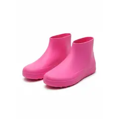 GENERICO - Cubre Calzado Impermeable Silicona Antideslizante Rosado