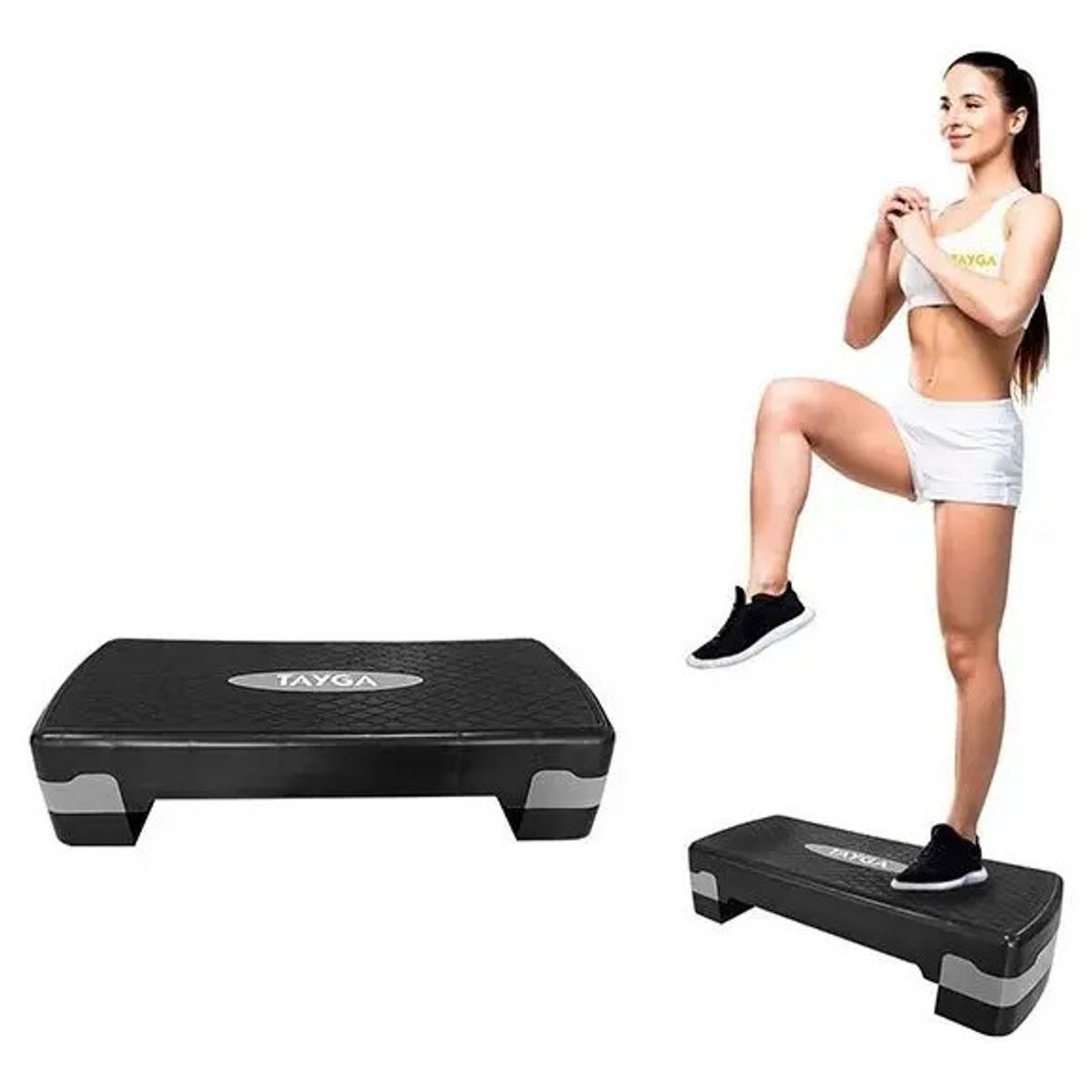 GENERICO - Step Aerobico 2 Niveles Antideslizante Pilates Fitness