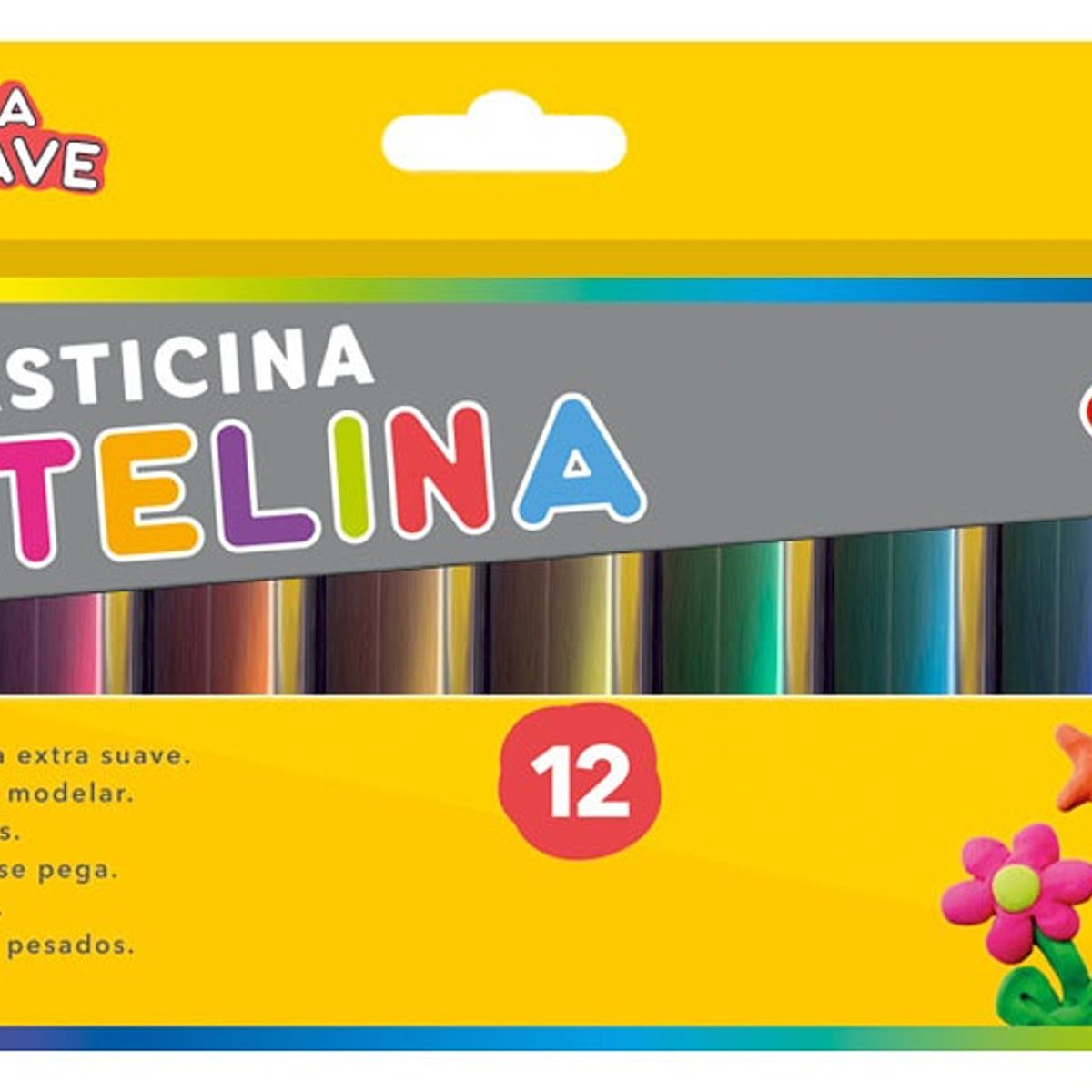 ARTEL - Pack 12 Unidades Plastilina Artel 12 Colores